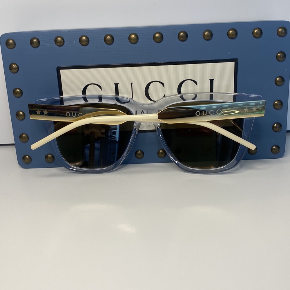 GUCCI Gold Square Unisex Sunglasses
GG0976S 004 56 - Picture 13 of 16